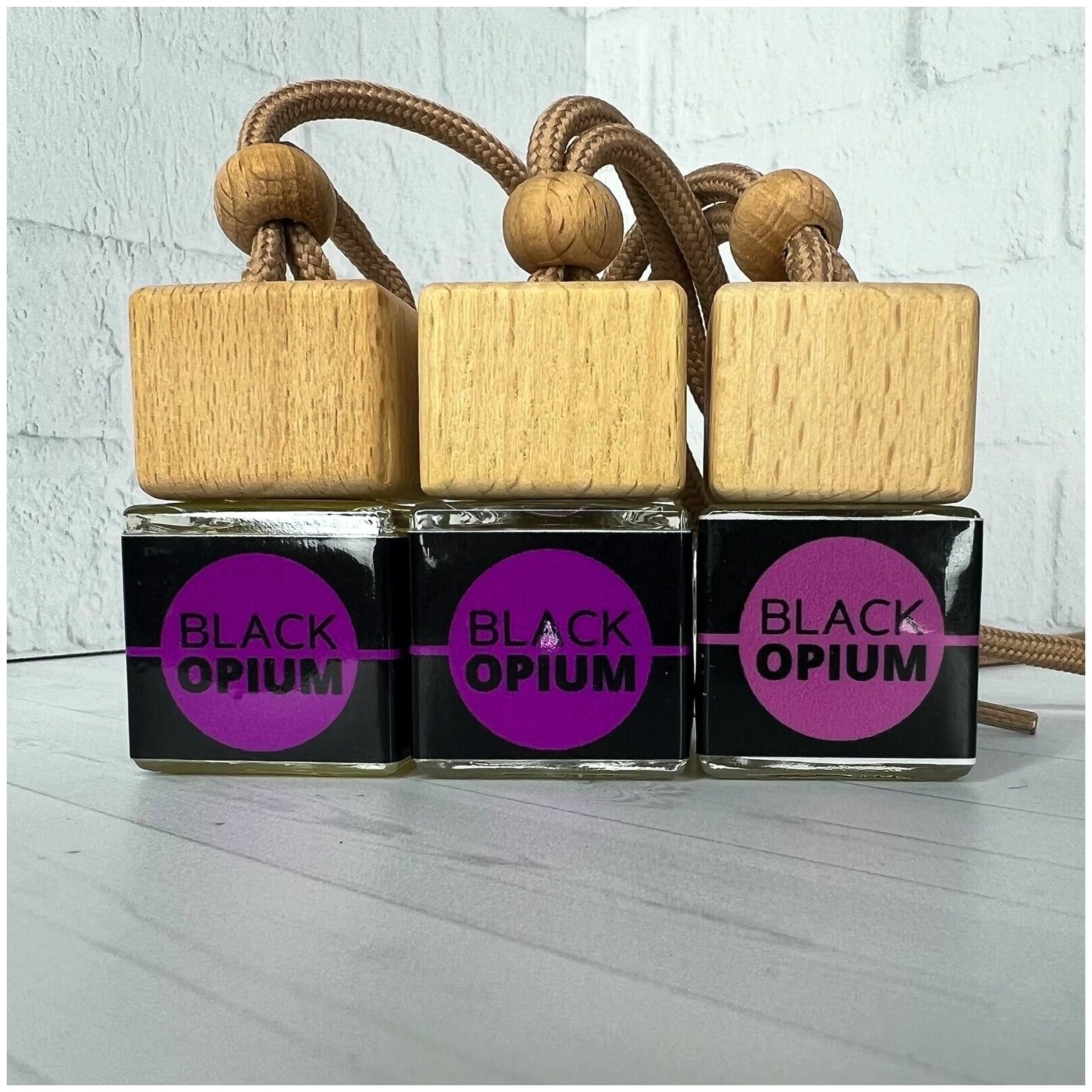 Ароматизатор для автомобиля и дома Black Opium (8мл) автопарфюм мужской женский освежитель воздуха пахучка вонючка в машину подарок