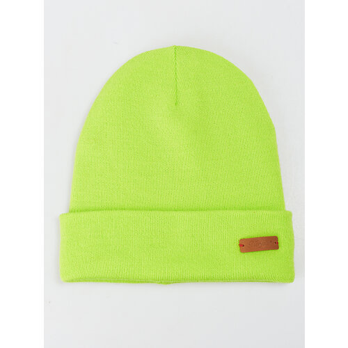 фото Шапка бини noryalli, размер onesize, желтый, зеленый