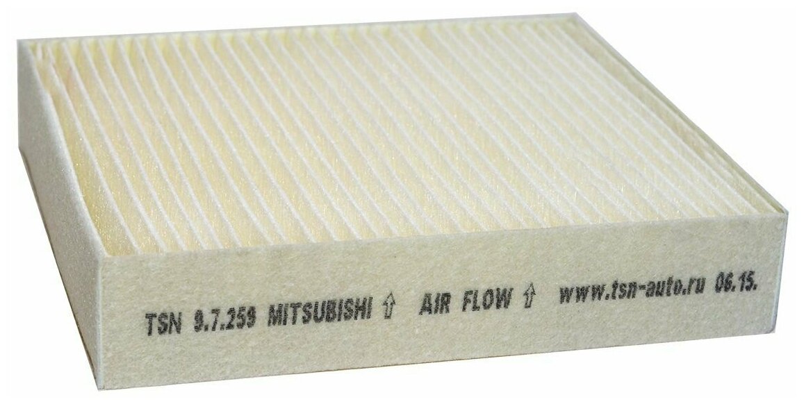 TSN салонный фильтр 9.7.259/97259 пылевой для MITSUBISHI: Colt VI/Colt CZ3/CZC/CZT (Z30) SMART: Forfour (454), Roadster/Coupe (452)