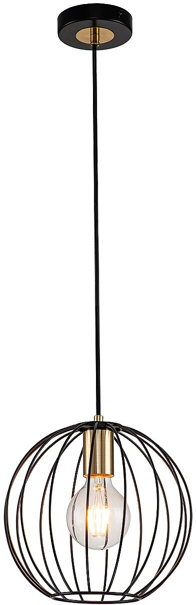 Светильник подвесной Escada Quebec 10176/1S, E27, кол-во ламп:1шт, Черный