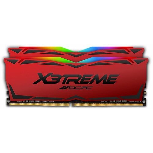 Модуль памяти 16GB OCPC X3 RGB DDR4 3600 RED (2x8GB) CL18