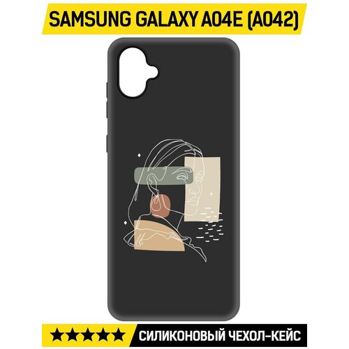 Чехол-накладка Krutoff Soft Case Уверенность для Samsung Galaxy A04e (A042) черный чехол накладка krutoff soft case медвежонок для samsung galaxy a04e a042 черный