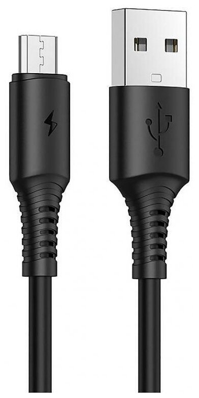 Кабель USB MicroUSB Borofone BX47 <черный>