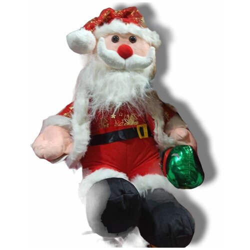 Мягкая игрушка Дед мороз 60см кукла под ёлку снеговик 30 см
