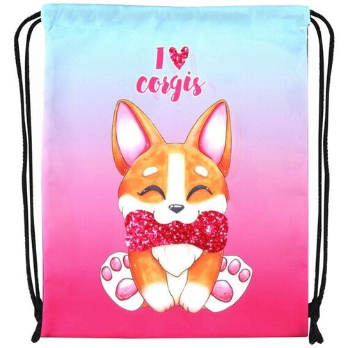 Сумка для обуви кокос Corgi Love, 35*43 см 214568