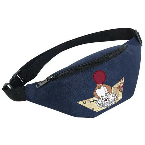 фото Сумка поясная noname, синий