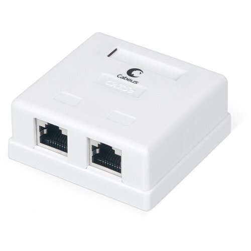 Компьютерная розетка RJ-45 Cabeus WS-8P8C-Cat.5e-SH-2