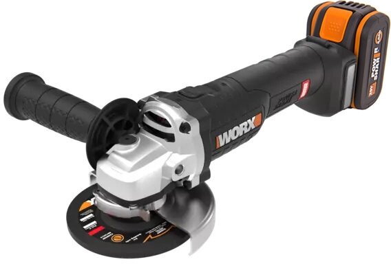 Угловая шлифмашина аккумуляторная WORX WX813