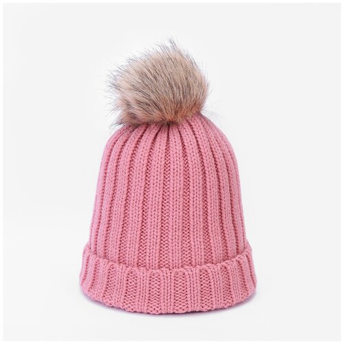 Шапка , размер 56-59, розовый шапка landre размер 56 59 желтый розовый