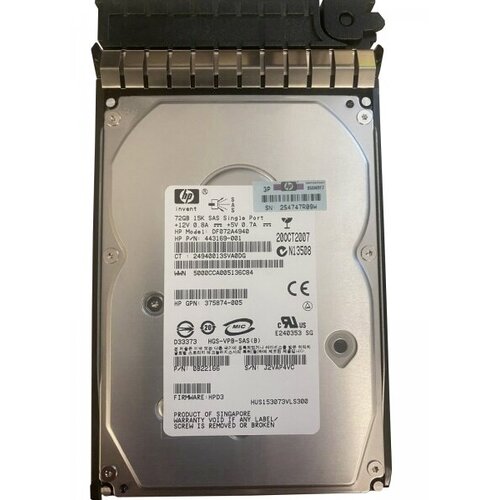 Жесткий диск HP 0B22166 72Gb SAS 35 HDD 1268000₽