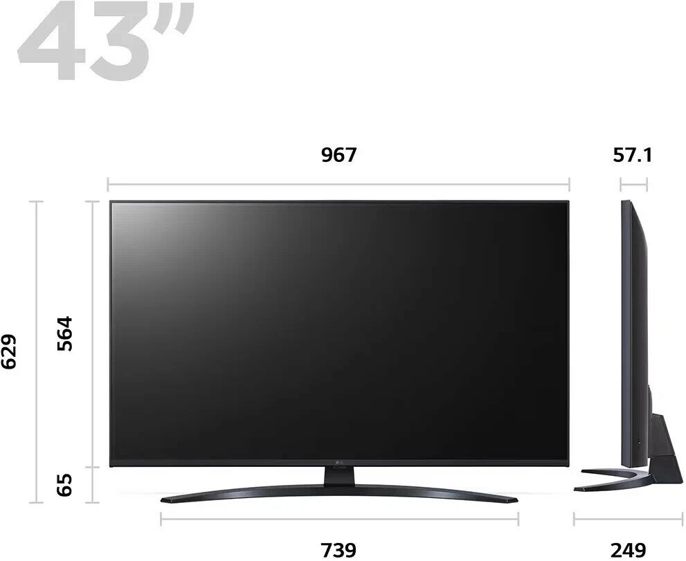 Телевизор ЖК 43" LG LG 43UR81006LJ - фото №6