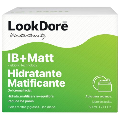 LookDore IB + Matt Ampoule Anti-Imperfections Salicylic матирующий гель-крем для проблемной кожи лица, 50 мл косметика для мамы lookdore матирующий гель крем для проблемной кожи лица ib matt 50 мл