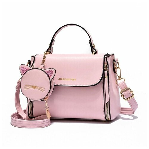 Сумка , розовый нишевая маленькая женская сумка новинка лета 2022 модная сумка через плечо сумка мессенджер с ромбовидным жемчугом и цепочкой маленькая кв