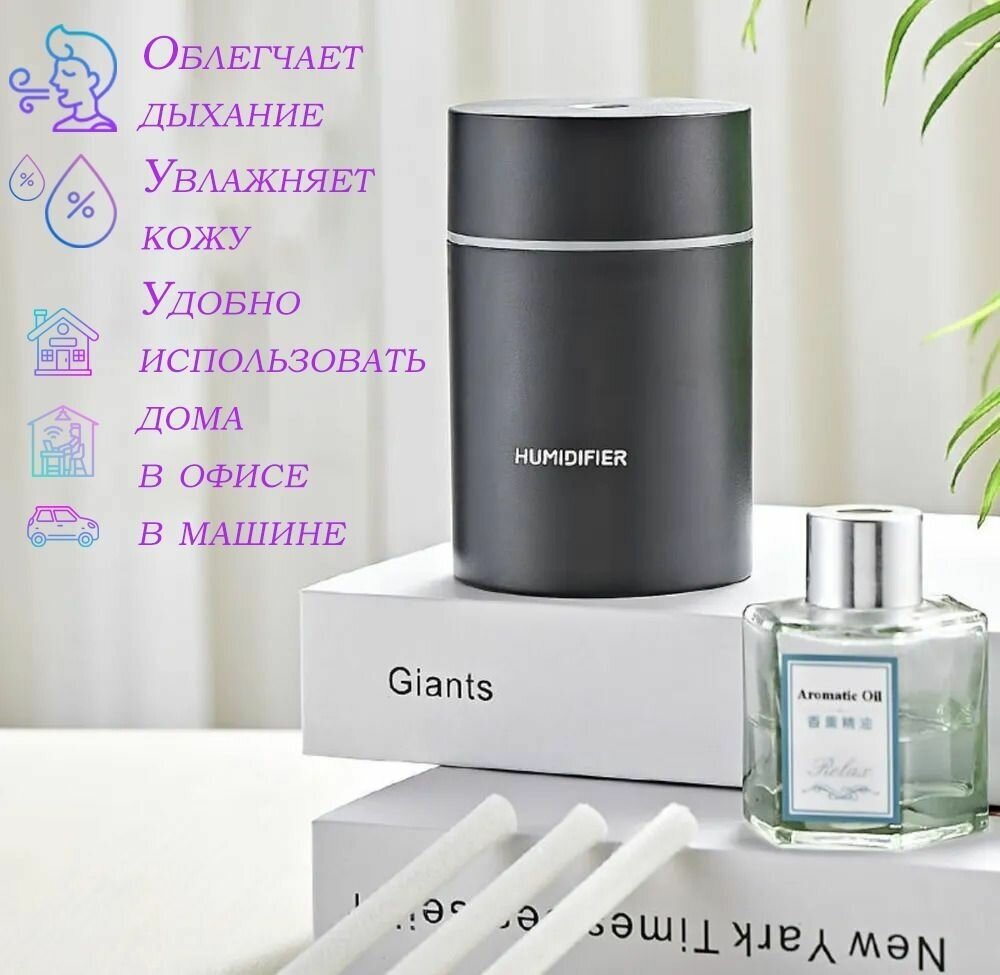 Увлажнитель воздуха Humidifier с подсветкой - фотография № 2