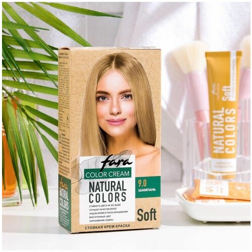 Краска для волос FARA Natural Colors Soft 352 шампань, 116 г