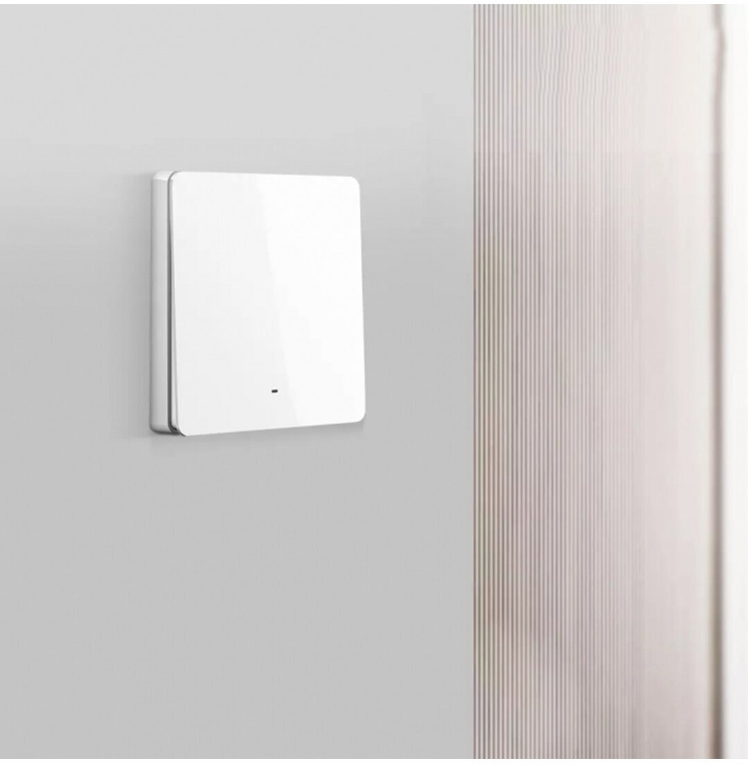 Умный выключатель двухклавишный Xiaomi Gosund Smart Wall Switch White (S5AM) - фотография № 9