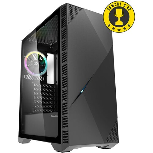 Zalman Корпус Miditower Zalman Z3 Iceberg, ATX, черный (без БП)