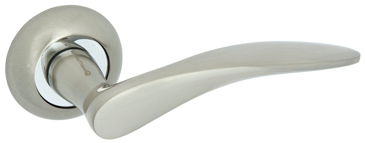 фото Ручка дверная Palladium City A Sena SN круглая розетка (матовый никель)