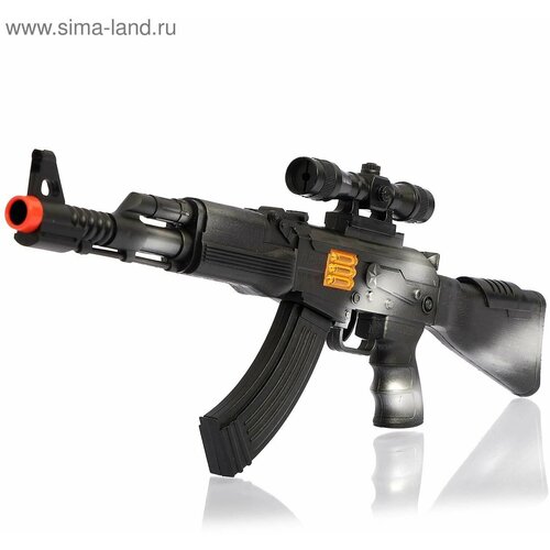Игрушечное оружие Автомат-трещотка АК-47, цвета Микс 1 шт. игрушечное оружие автомат трещотка ак 47