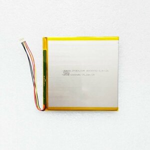 Аккумулятор для Dexp Ursus K18 3G (3.8v до 4000mAh 102*100*3mm) АКБ для планшета универсальный / 5 контактов