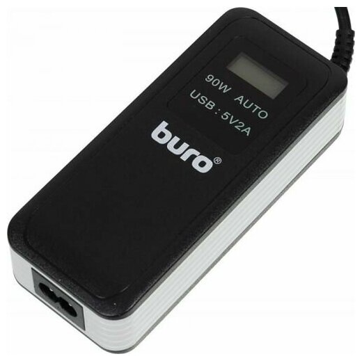Адаптер питания для ноутбука Buro BUM-0065A90 автоматический 90W 12V-20V 11-connectors 5A 1xUSB 2.1A от бытовой электросети LСD индикатор