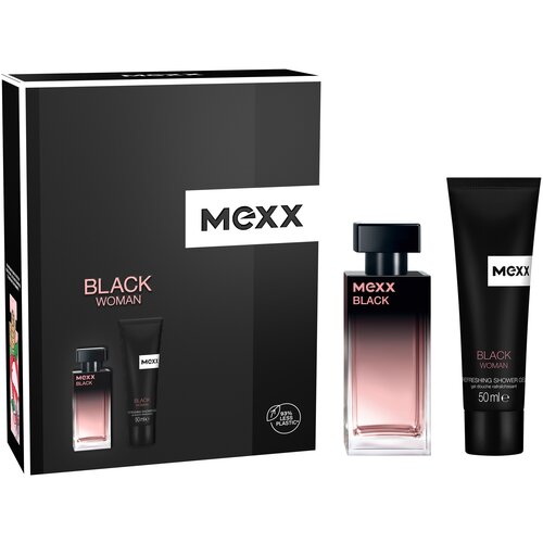 Mexx Женский Black Woman Набор: туалетная вода 30мл, гель для душа 50мл парфюмерный набор mexx black woman set