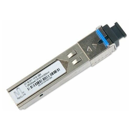 Модуль NetLink SFP-OT-SC01-1310-G-20km (Tx-1310nm, Rx-1550nm)