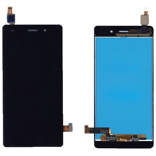 Дисплей (экран) в сборе с тачскрином для Huawei P8 Lite черный