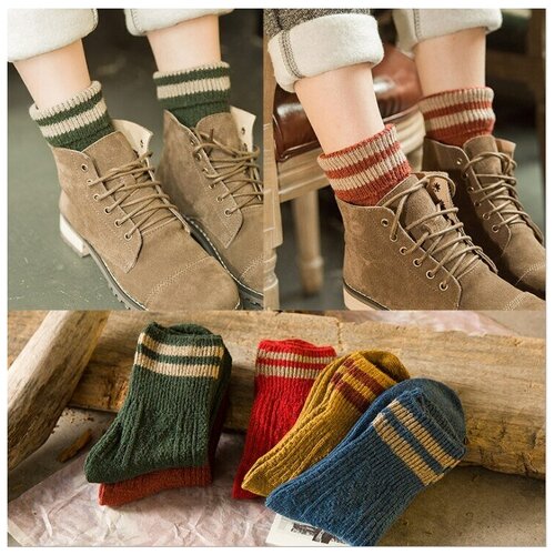 фото Теплые шерстяные носки в стиле факультетов хогвартс 4 пары .