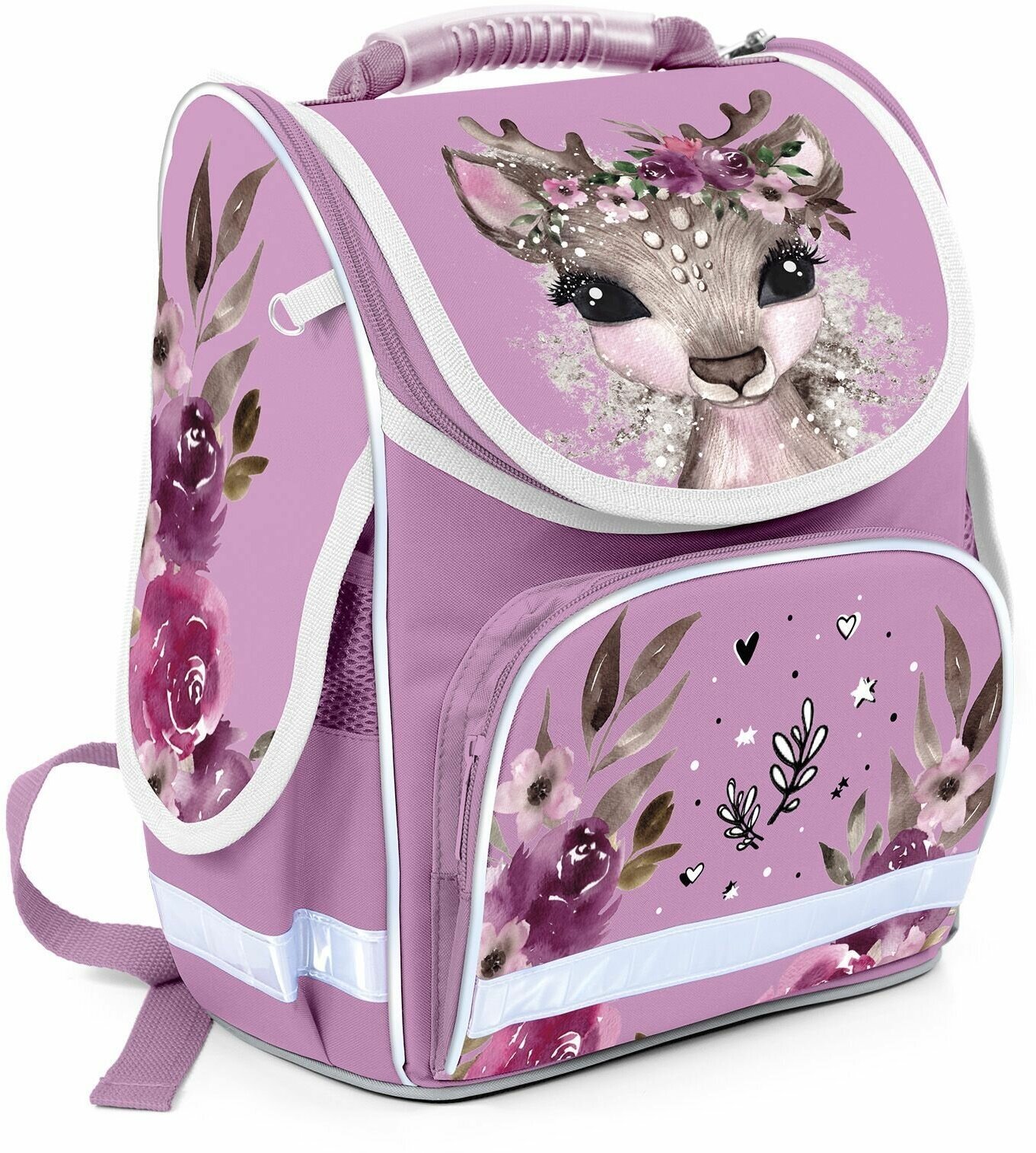 Ранец школьный BASIC mini CUTE DEER 330х250х130 11л Schoolformat