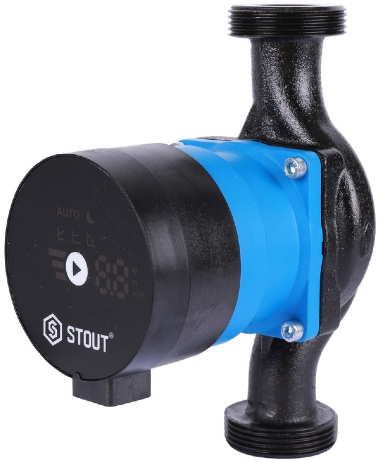 Stout mini pro 25-60 180 мм, насос циркуляционный частотный