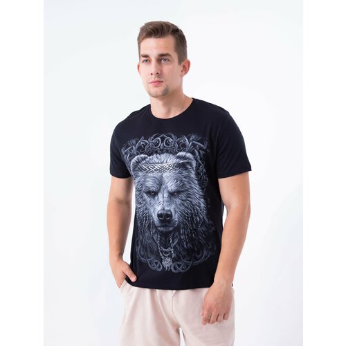 фото Футболка, размер 48, черный нет бренда