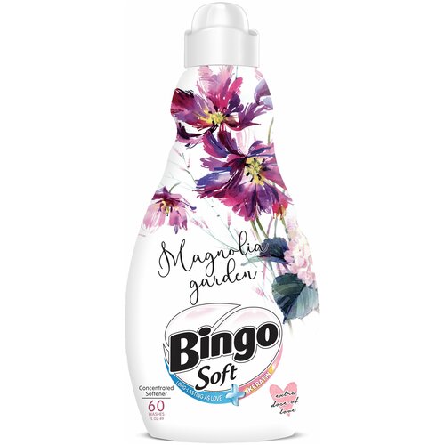 Кондиционер для белья Bingo Soft MAGNOLIA GARDEN с ароматом Магнолии, 1,44 л.