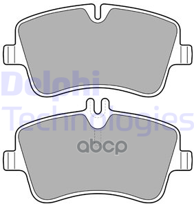 Колодки Торм. пер. Mercedes W203 1.8/2.0/2.0Cdi/2.2Cdi 00-> Delphi арт. LP1696