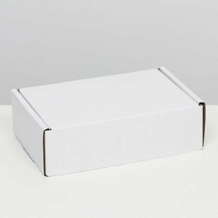 Коробка самосборная "Почтовая", белая, 26 х 17 х 8 см,