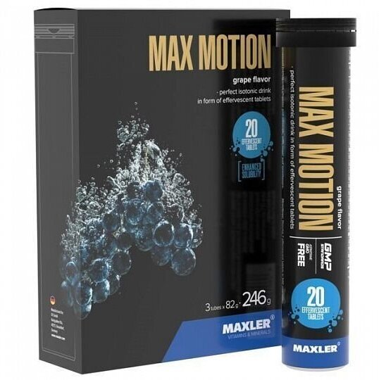 Maxler Max Motion 20 шип. табл 3 шт (Maxler) Виноград