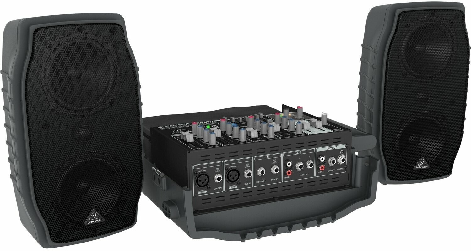 Behringer PPA200 5-канальная портативная система звукоусиления, 200 Вт