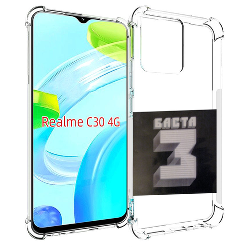 Чехол MyPads Баста 3 Баста для Realme C30 4G / Narzo 50i Prime задняя-панель-накладка-бампер