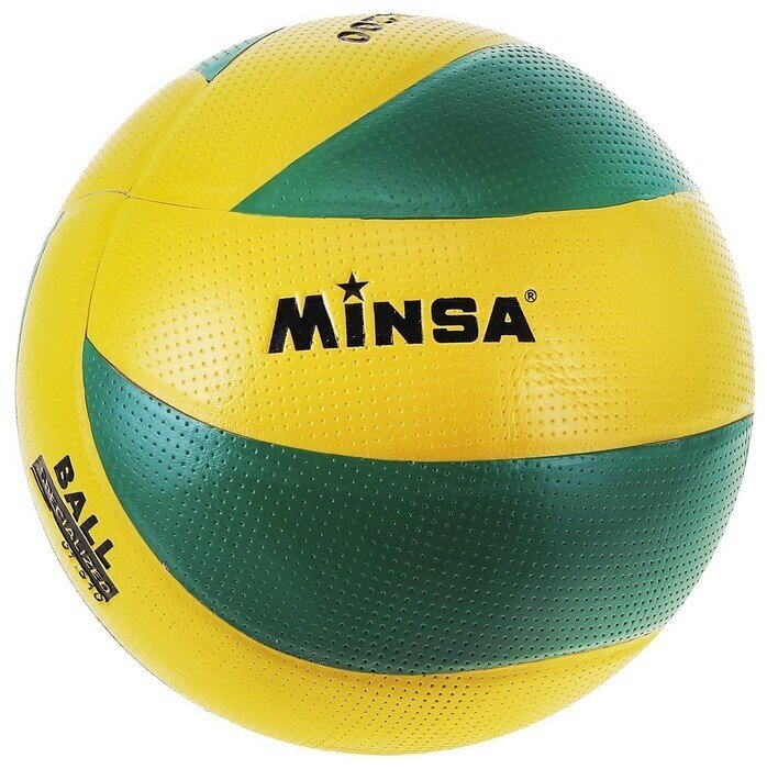 MINSA Мяч волейбольный MINSA, PU, клееный, 8 панелей, р. 5
