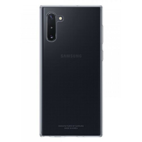 чехол samsung leather cover для galaxy note 7 Накладка Samsung Clear Cover для Samsung Galaxy Note 10 N970 EF-QN970TTEGRU прозрачная