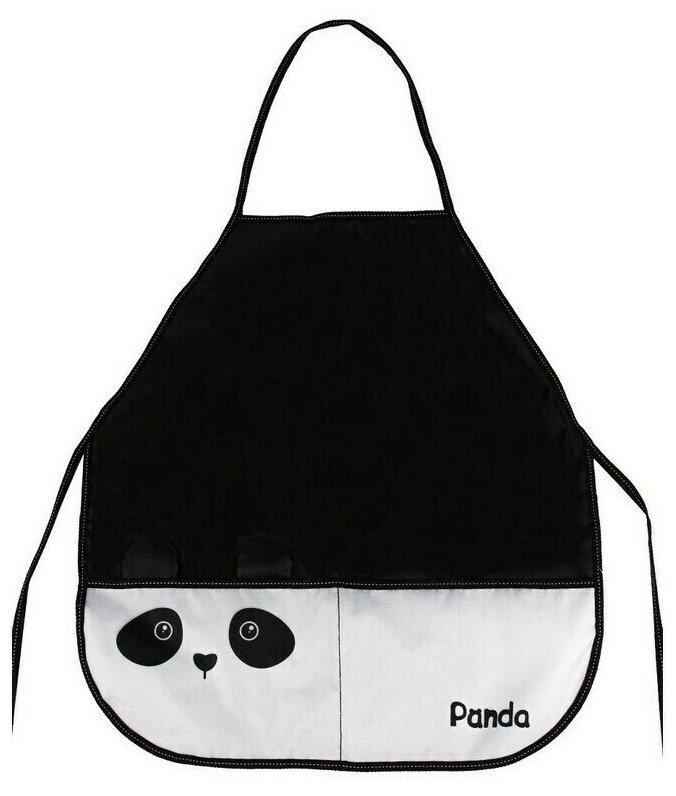Фартук детский Фартук для труда №1 School Panda 2 кармана, нарукавники