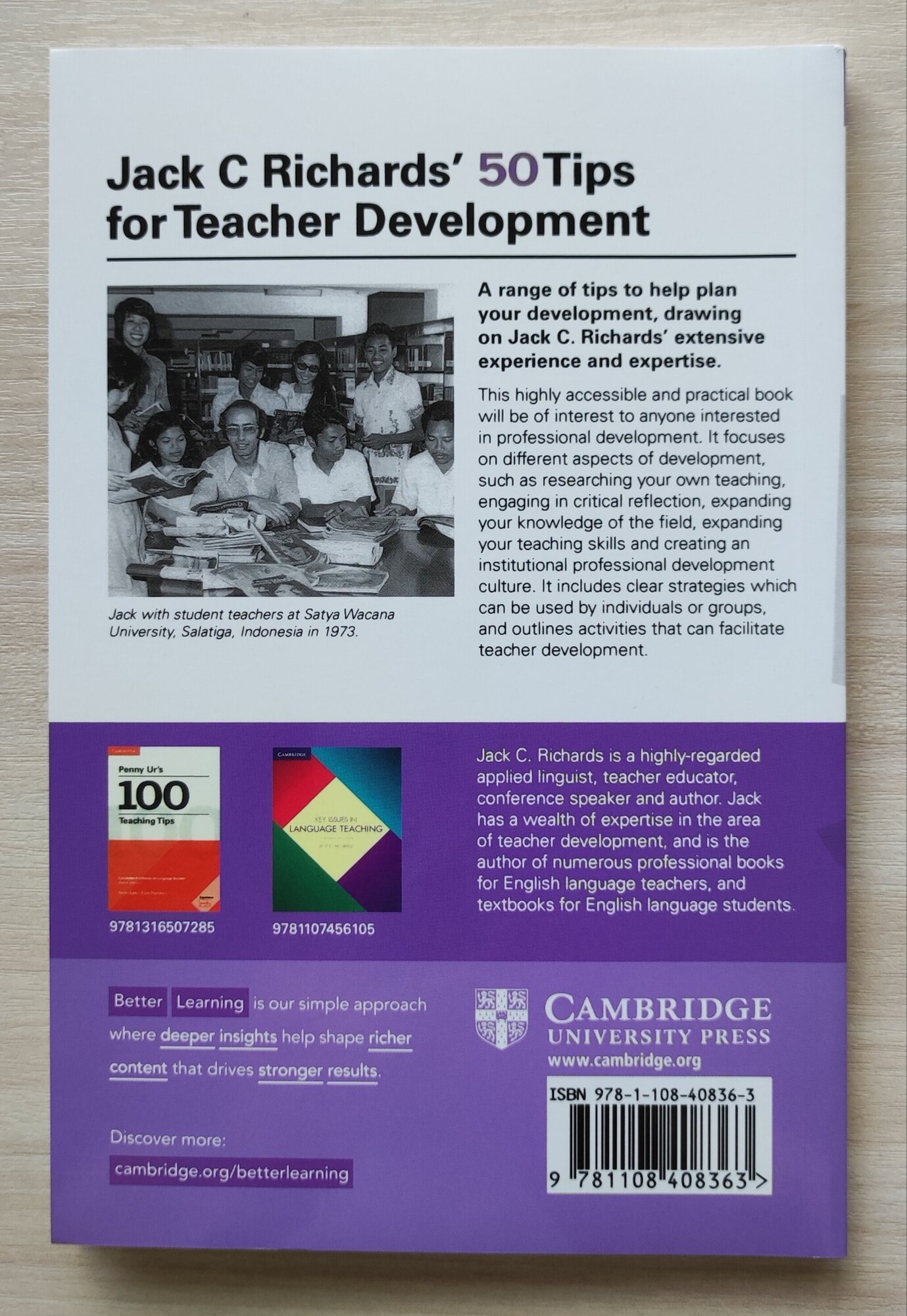Jack C Richards' 50 Tips for Teacher Development. Cambridge Handbooks for Language Teachers - фото №3