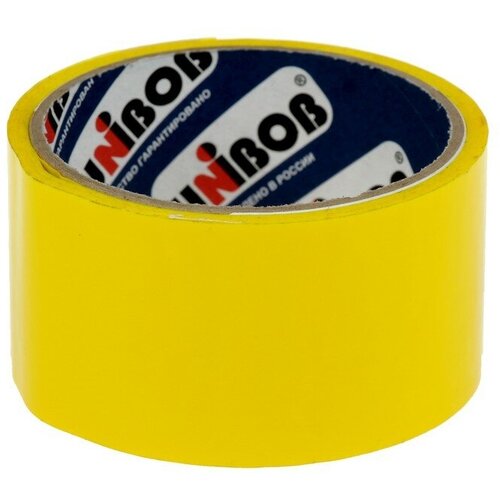 UNIBOB Клейкая лента упаковочная 48 мм х 24 м, 45 мкм UNIBOB (желтая)