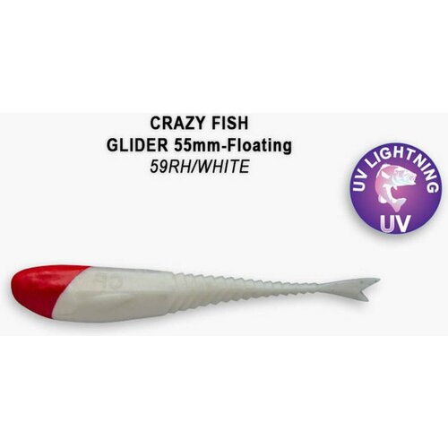 Приманка силиконовая Crazy Fish Glider Floating 9 см 36-90-12-6-F 5, шт. силиконовая приманка мягкая съедобная crazy fish glider 3 5 90 мм 36 90 5d 6 f 8 шт