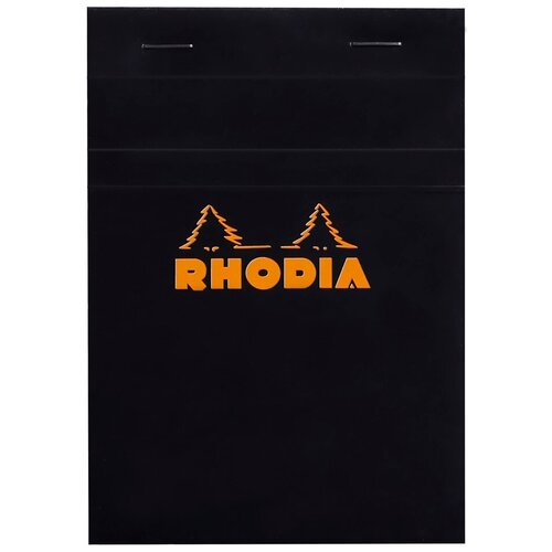 Блокнот Rhodia Basics №13, A6, клетка, 80 г, черный, 2 шт./уп.