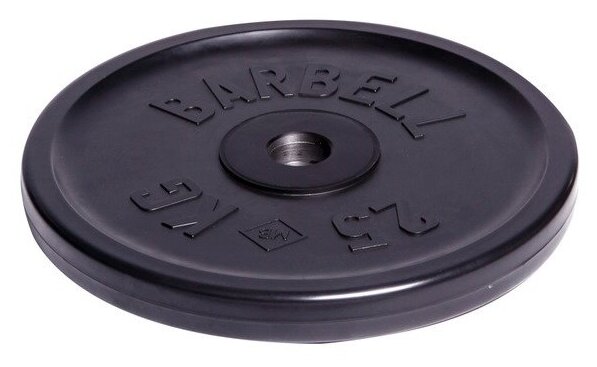 Диск для штанги Barbell d 51 мм, олимпийский, black