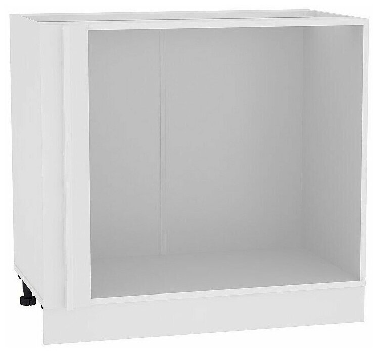 Шкаф кухонный напольный угловой без столешницы 100 см. Белое дерево (НУ 990М) - фотография № 4