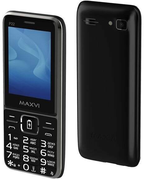 Телефон мобильный (MAXVI P22 Black)