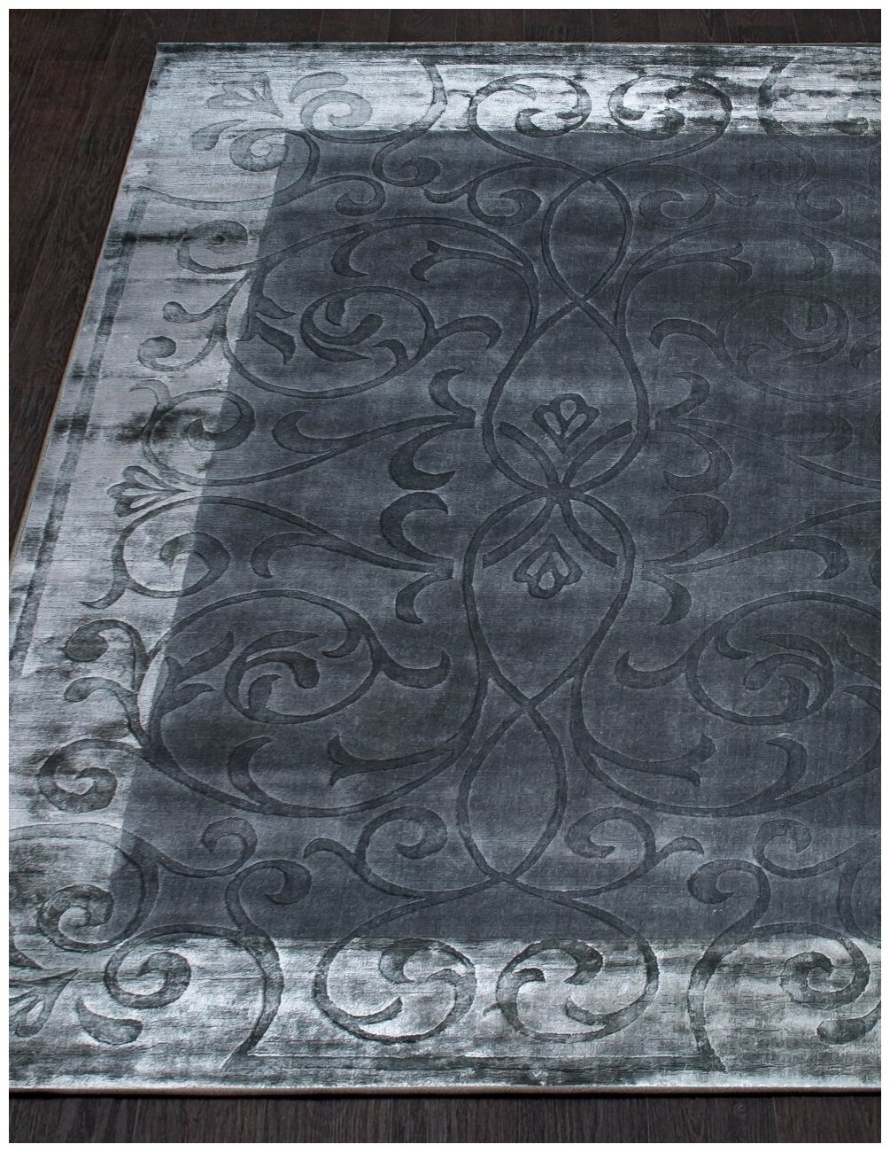 ADARSH EXPORTS Индия Ковер CARVING WITH BOARF HL 714 GREY 1.6x2.3 м.