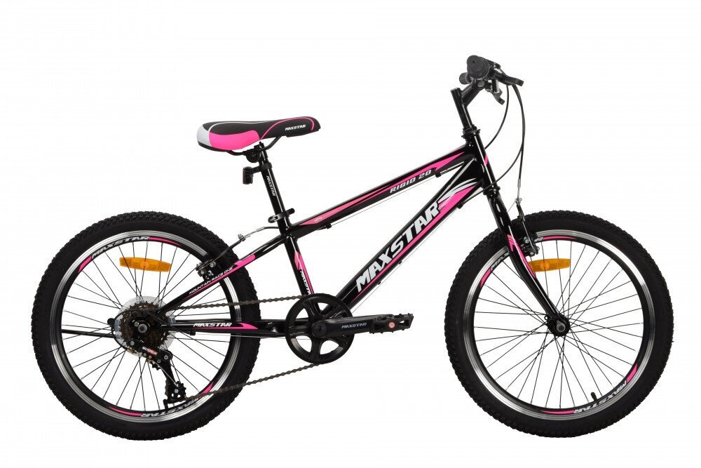 Велосипед MAXSTAR Rigid 20 Black/Pink